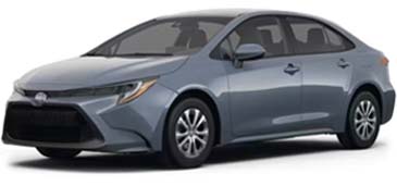 A picture of a grey 2024 Toyota Corolla LE