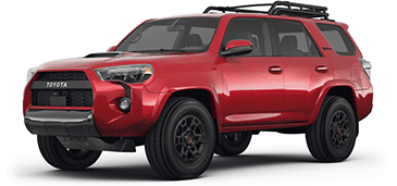 An animated Gif that loops through all of the 2023 Toyota 4Runner TRD Pro 4WD external paint color options