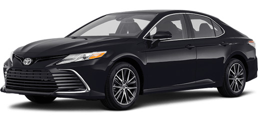 A picture of a black 2023 Toyota Camry LE