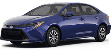 A picture of a 2023 Toyota Corolla LE sedan