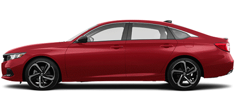 An animated loop the cycles though the 2022 Honda Accord colors, showing the vehicle's profile.